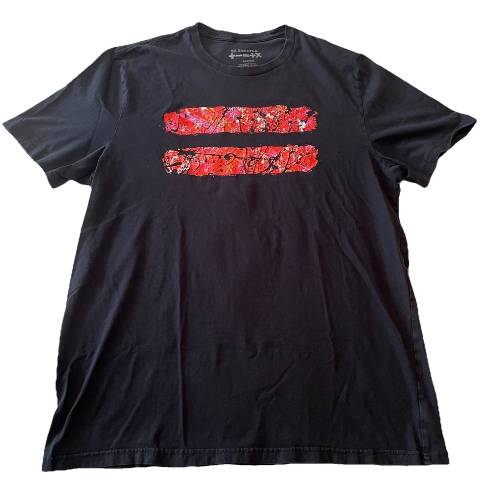 Ed Sheeran Equals Concert Tour T-Shirt Size XL Tee City/States List